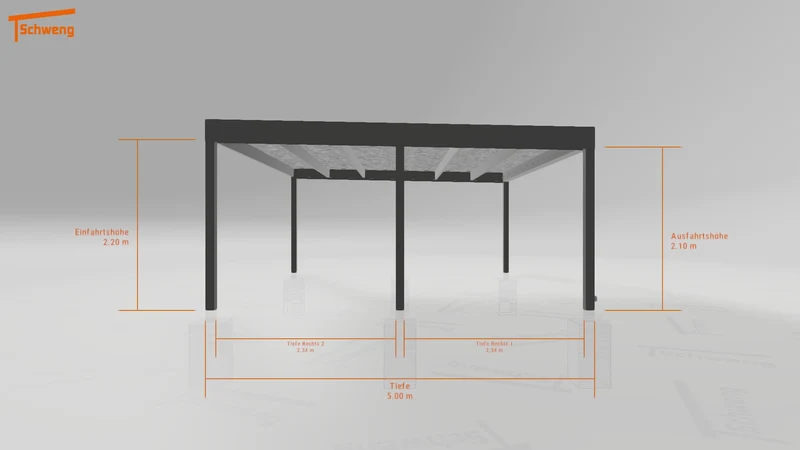 #AT Schweng Flachdachcarport C600 (ID 42v4jm) #MTG