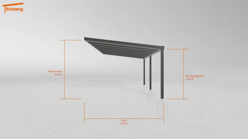 #DE Schweng Terrassenüberdachung S400 (ID rjrpzm)
