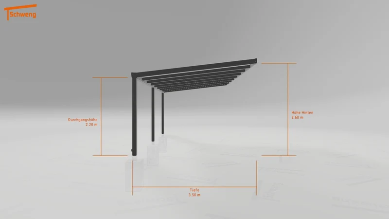 #DE Schweng Terrassenüberdachung S400 (ID rjrpzm)