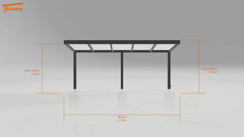 #DE Schweng Terrassenüberdachung S350 (ID pbjz4y)