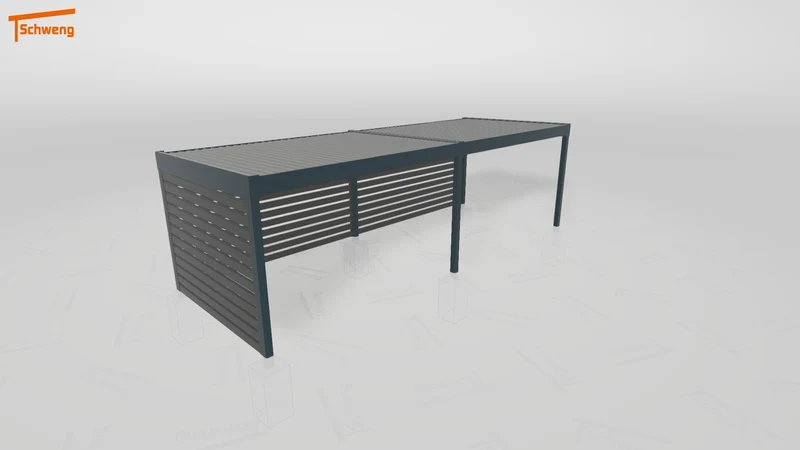 #DE Schweng Flachdachcarport C600 (ID ygnwnv) #MTG