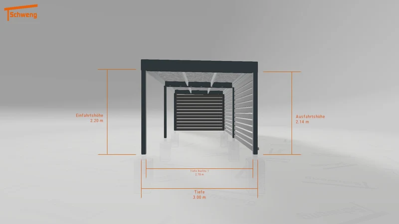 #DE Schweng Flachdachcarport C600 (ID ygnwnv) #MTG