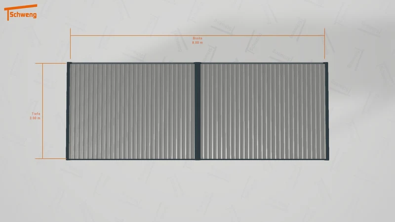 #DE Schweng Flachdachcarport C600 (ID ygnwnv) #MTG