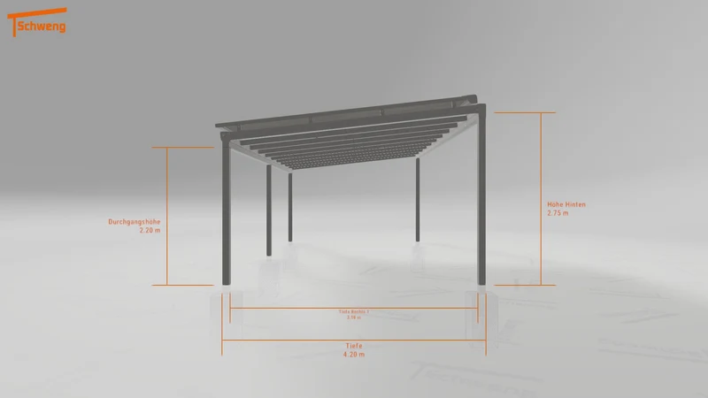 #DE Schweng Terrassenüberdachung S400 (ID mj7n7j)