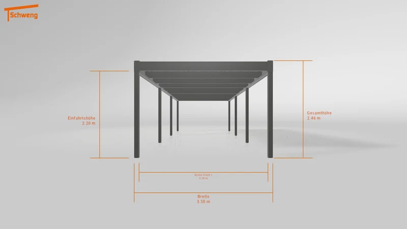#DE Schweng Flachdachcarport C600 (ID 33p3rg) #MTG