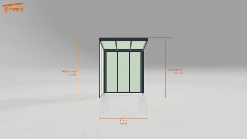 #DE Schweng Terrassenüberdachung S350 (ID qd2dpn)