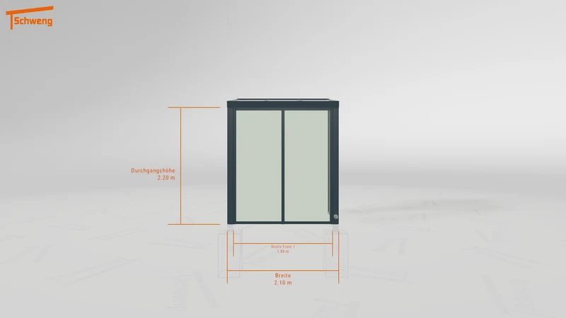 #DE Schweng Terrassenüberdachung S350 (ID rjrj25)
