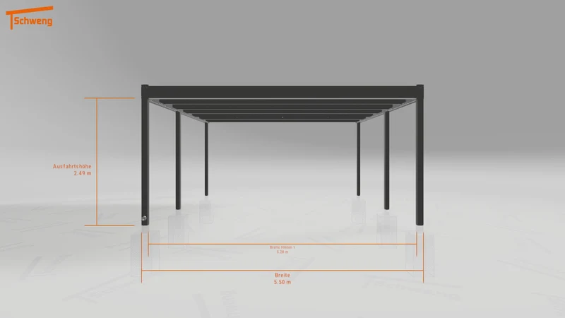 #DE Schweng Flachdachcarport C600 (ID mjrjyj) #MTG