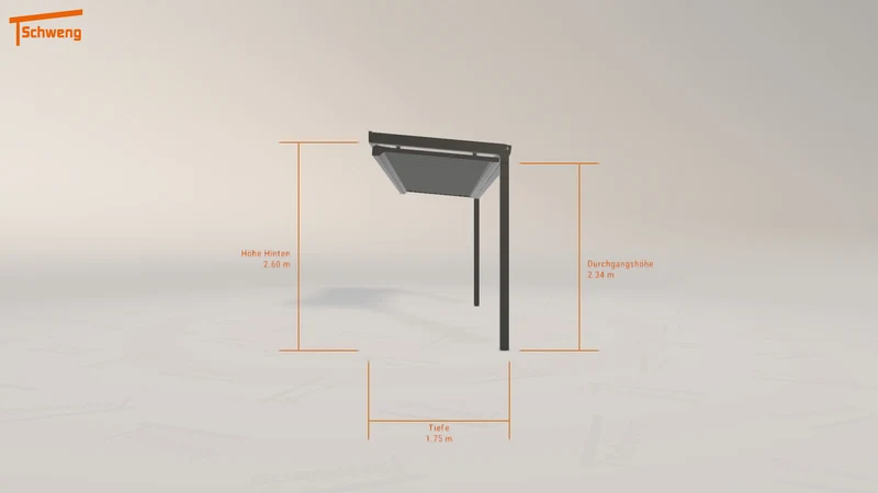 #DE Schweng Terrassenüberdachung S350 (ID 9wdzjp)