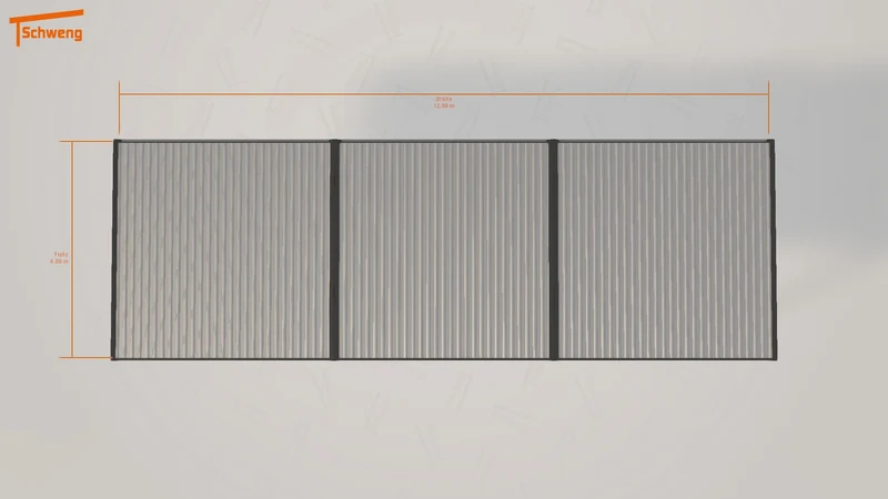 #CH Schweng Flachdachcarport C600+ (ID k234wm)