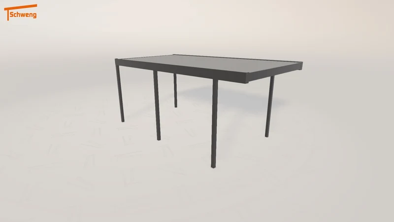 #DE Schweng Flachdachcarport C600 (ID n53ywg)
