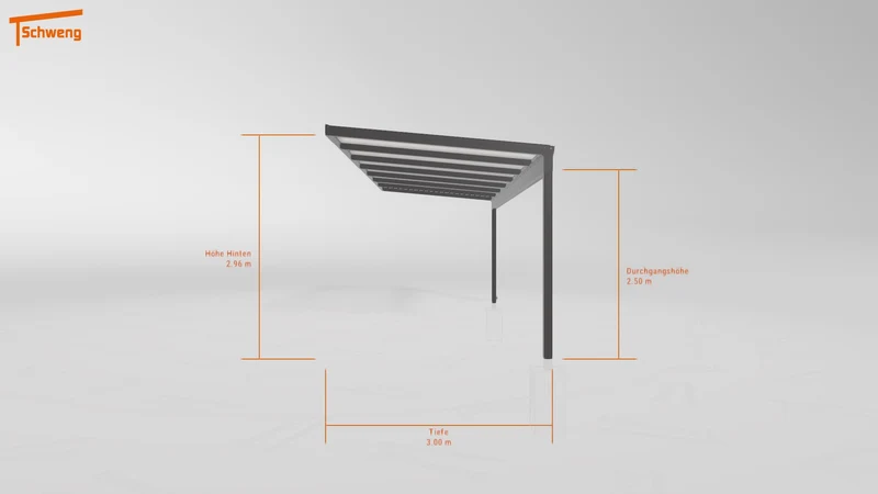 #DE Schweng Terrassenüberdachung S350 (ID 85bnwq)