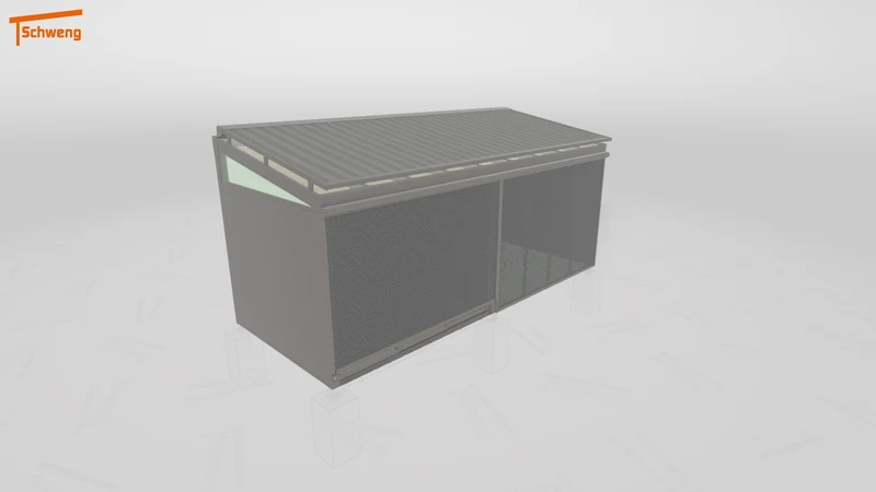 #DE Schweng Terrassenüberdachung S400 (ID 77mv8p)