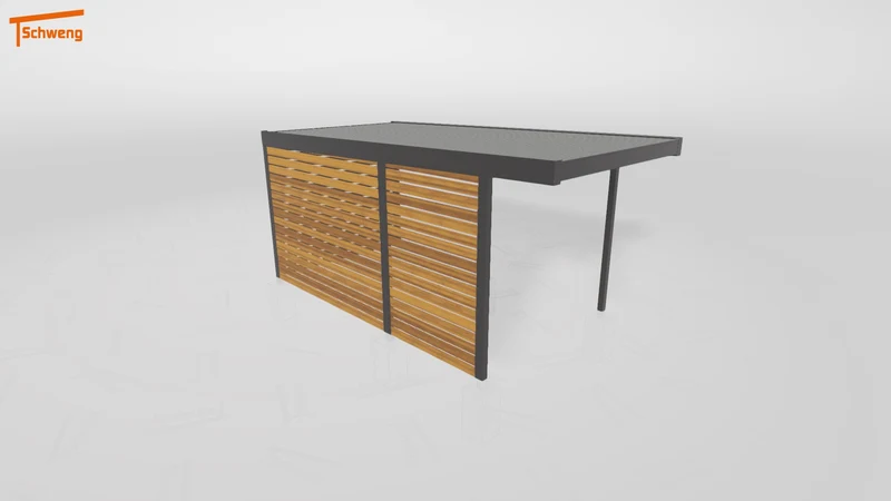#DE Schweng Flachdachcarport C600+ (ID dv3y58) #MTG