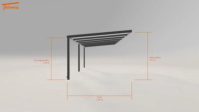 #DE Schweng Terrassenüberdachung S350 (ID 33kwpy)