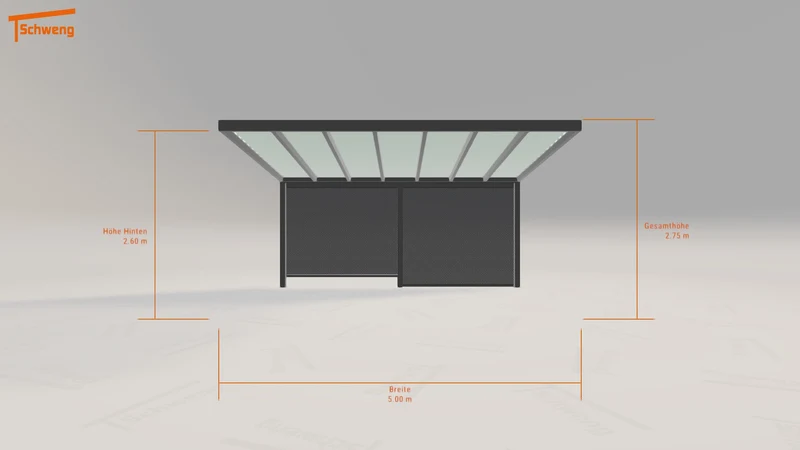 #DE Schweng Terrassenüberdachung S350 (ID 42kzvy)