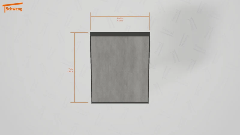 #DE Schweng Terrassenüberdachung S400 (ID 7754x7)