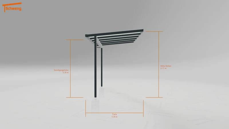 #DE Schweng Terrassenüberdachung S400 (ID zbgqp9)