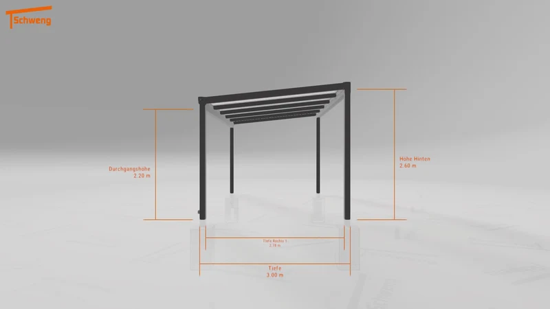 #DE Schweng Terrassenüberdachung S400 (ID w3nwdr)