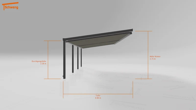 #DE Schweng Terrassenüberdachung S400 (ID 9wpzwy)