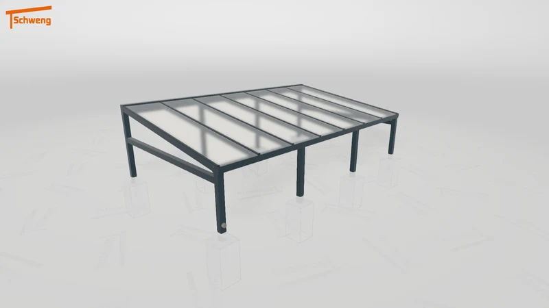 #DE Schweng Pultdachcarport S350 (ID g7g277)