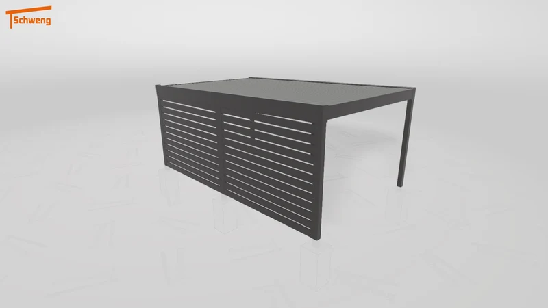 #DE Schweng Flachdachcarport C600 (ID v49yrr)