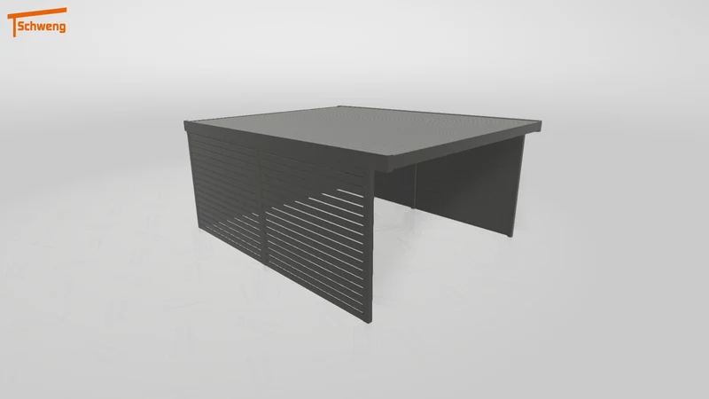 #DE Schweng Flachdachcarport C600 (ID 9wx7p7) #MTG