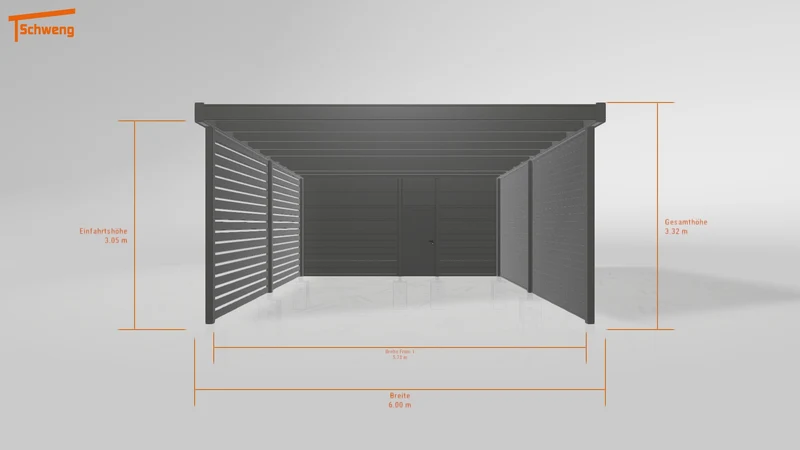 #DE Schweng Flachdachcarport C600 (ID 9wx7p7) #MTG