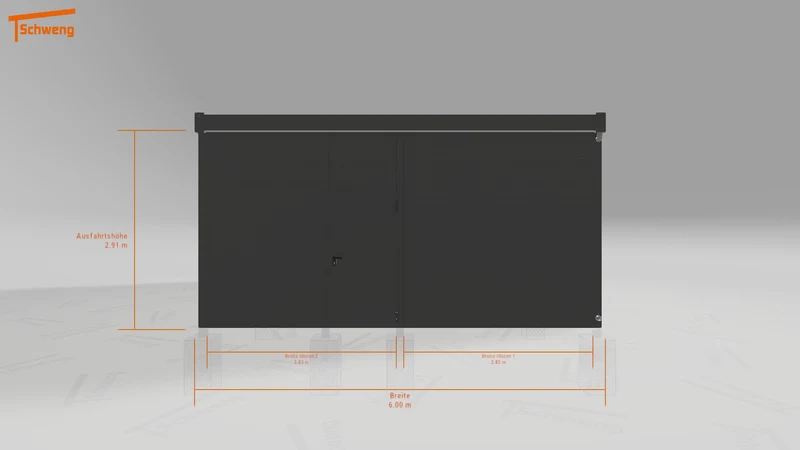 #DE Schweng Flachdachcarport C600 (ID 9wx7p7) #MTG