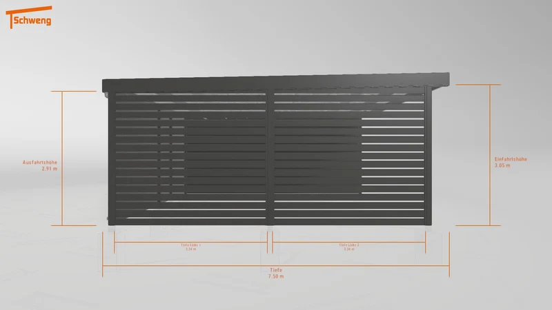 #DE Schweng Flachdachcarport C600 (ID 9wx7p7) #MTG
