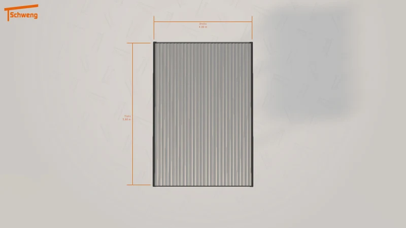 #DE Schweng Flachdachcarport C600 (ID 2qgy3g)