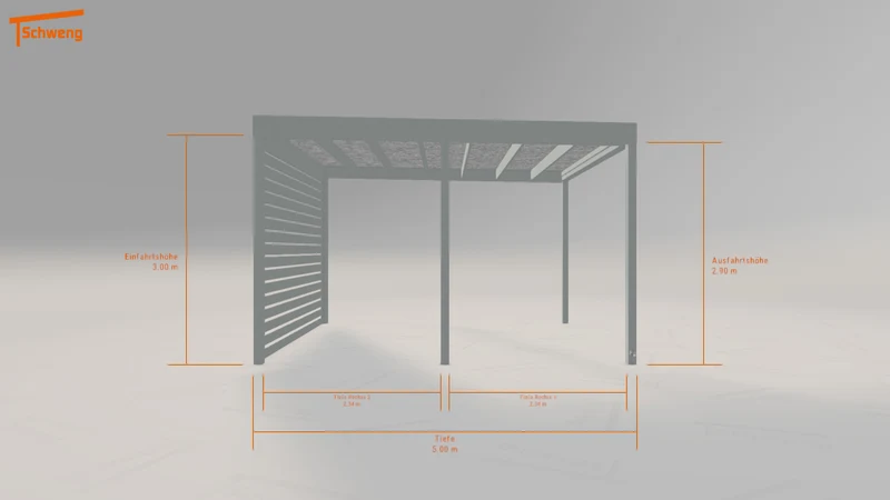 #DE Schweng Flachdachcarport C600 (ID 5mgx2z) #MTG