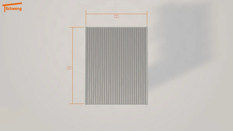 #DE Schweng Flachdachcarport C600 (ID 5mgx2z) #MTG