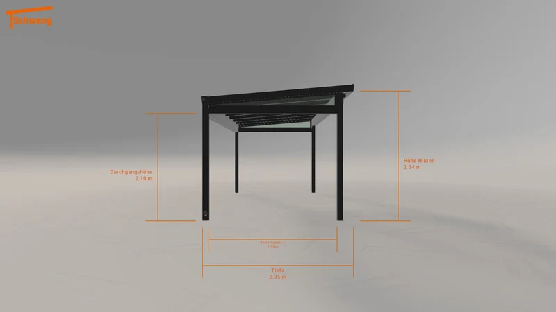 #DE Schweng Terrassenüberdachung S400 (ID 85r28n)