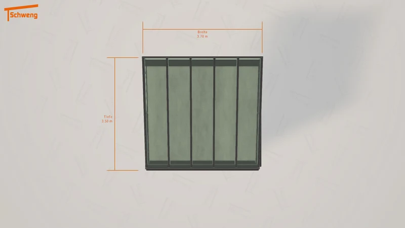 #DE Schweng Terrassenüberdachung S400 (ID 9wdz87)