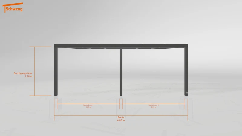 #DE Schweng Pultdachcarport S350 (ID rjz7gm)