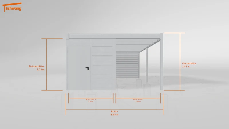 #DE Schweng Flachdachcarport C600 (ID jj9vwm) #MTG