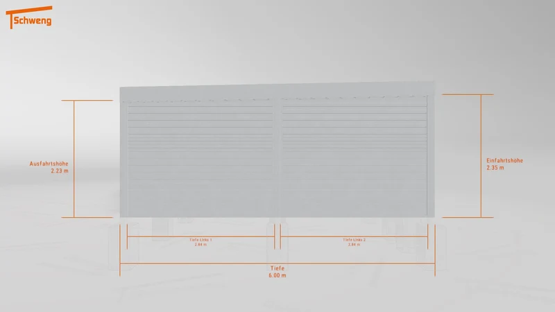 #DE Schweng Flachdachcarport C600 (ID jj9vwm) #MTG