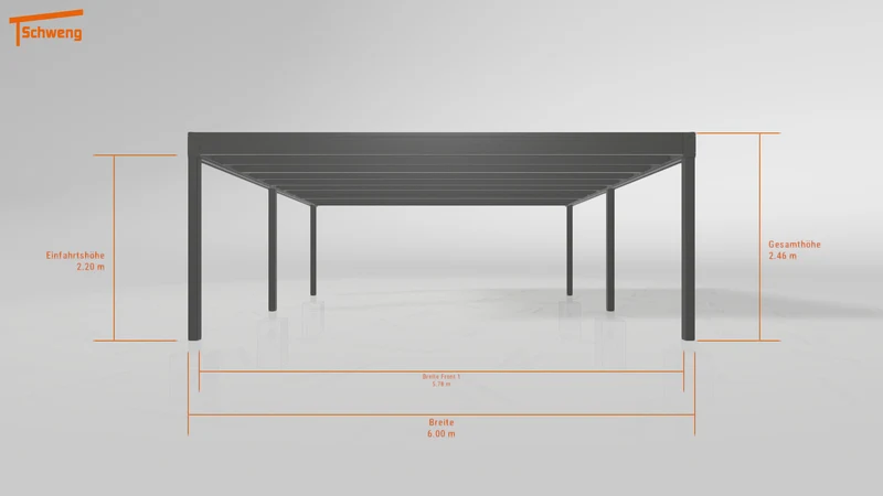 #DE Schweng Flachdachcarport C600+ (ID 5mwk8z) #MTG