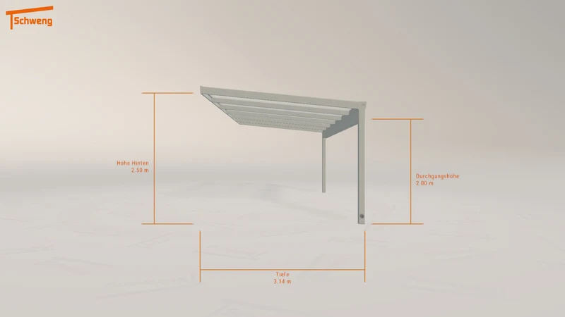 #DE Schweng Pultdachcarport S400 (ID 85ywdj)