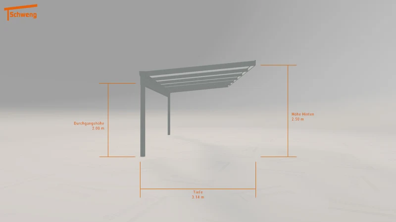 #DE Schweng Pultdachcarport S400 (ID 85ywdj)