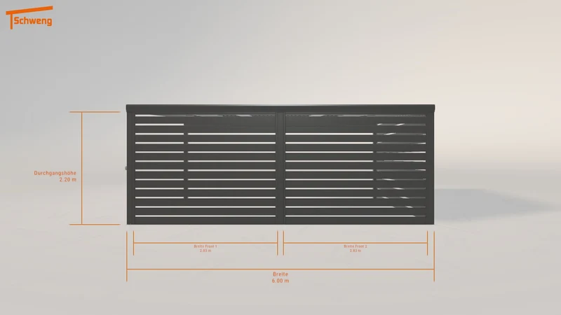 #DE Schweng Pultdachcarport S400 (ID pbdk8b) #MTG