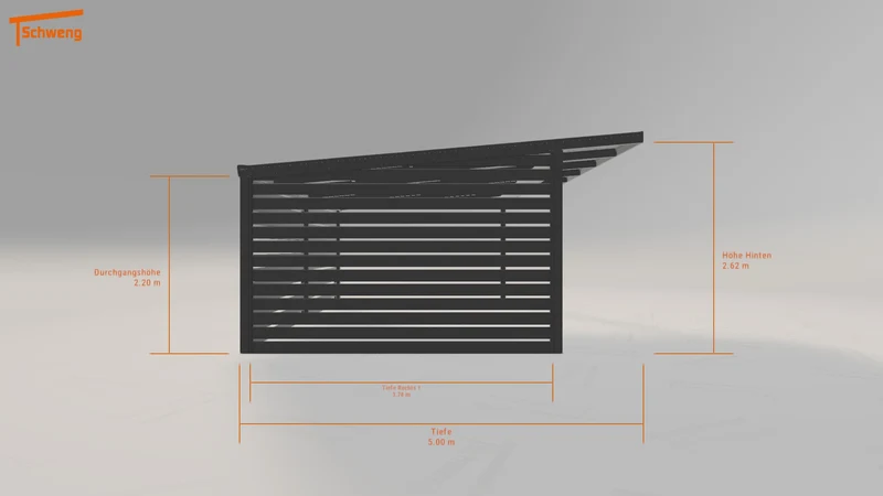 #DE Schweng Pultdachcarport S400 (ID pbdk8b) #MTG