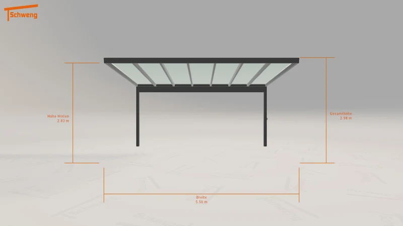 #DE Schweng Terrassenüberdachung S400 (ID 33kwgy)