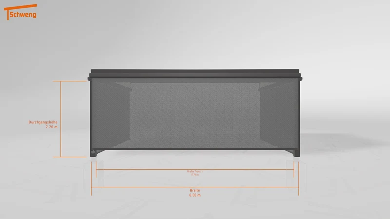 #DE Schweng Terrassenüberdachung S400 (ID jjrq77)