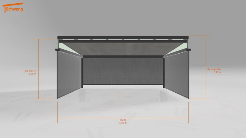 #DE Schweng Terrassenüberdachung S400 (ID jjrq77)