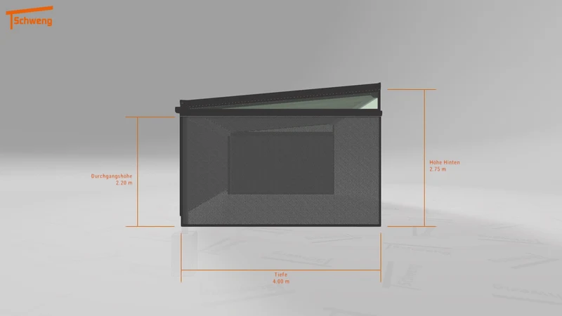 #DE Schweng Terrassenüberdachung S400 (ID jjrq77)