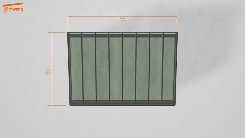 #DE Schweng Terrassenüberdachung S400 (ID jjrq77)