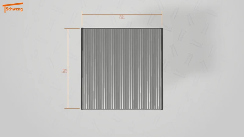 #DE Schweng Flachdachcarport C600 (ID w3y5v4)