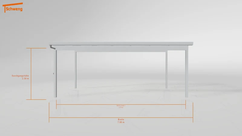 #DE Schweng Pultdachcarport S400 (ID bkgnm5)